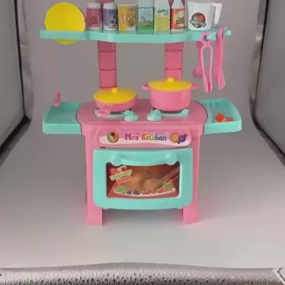 Cuisine enfant Cuisinette avec accessoires et aliments