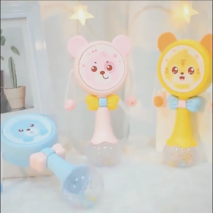 Hochet musical et lumineux pour bébé BabyBell aux couleurs vives - Petit Curio