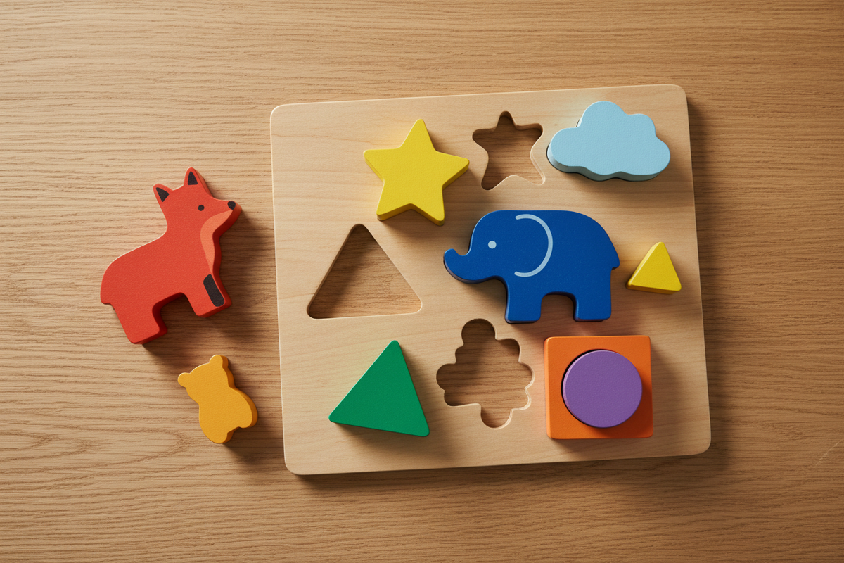 Puzzle en bois encastrable — Image 1