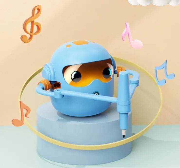 Robot créatif enfant : colorier, imaginer et recommencer, robot qui chante
