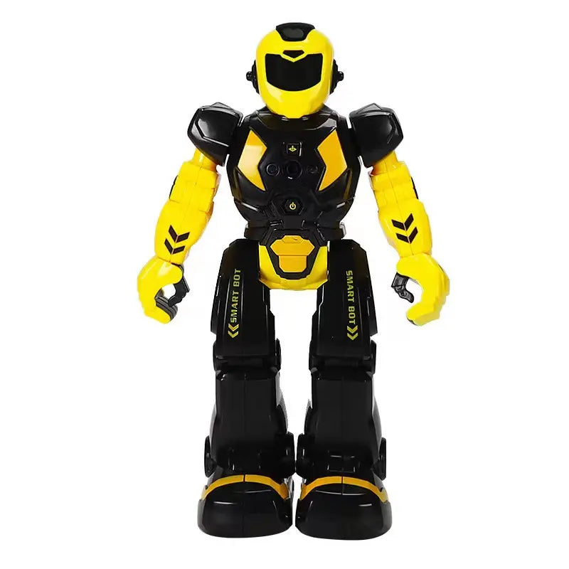 Robot télécommandé intelligent pour enfant jaune