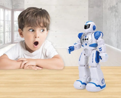 Robot télécommandé enfant : le pilotage par gestes
Un robot télécommandé enfant qui réagit à la main