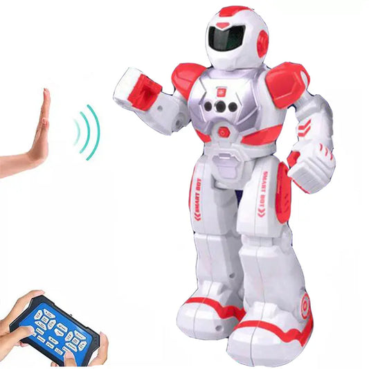 Robot télécommandé intelligent pour enfant rouge