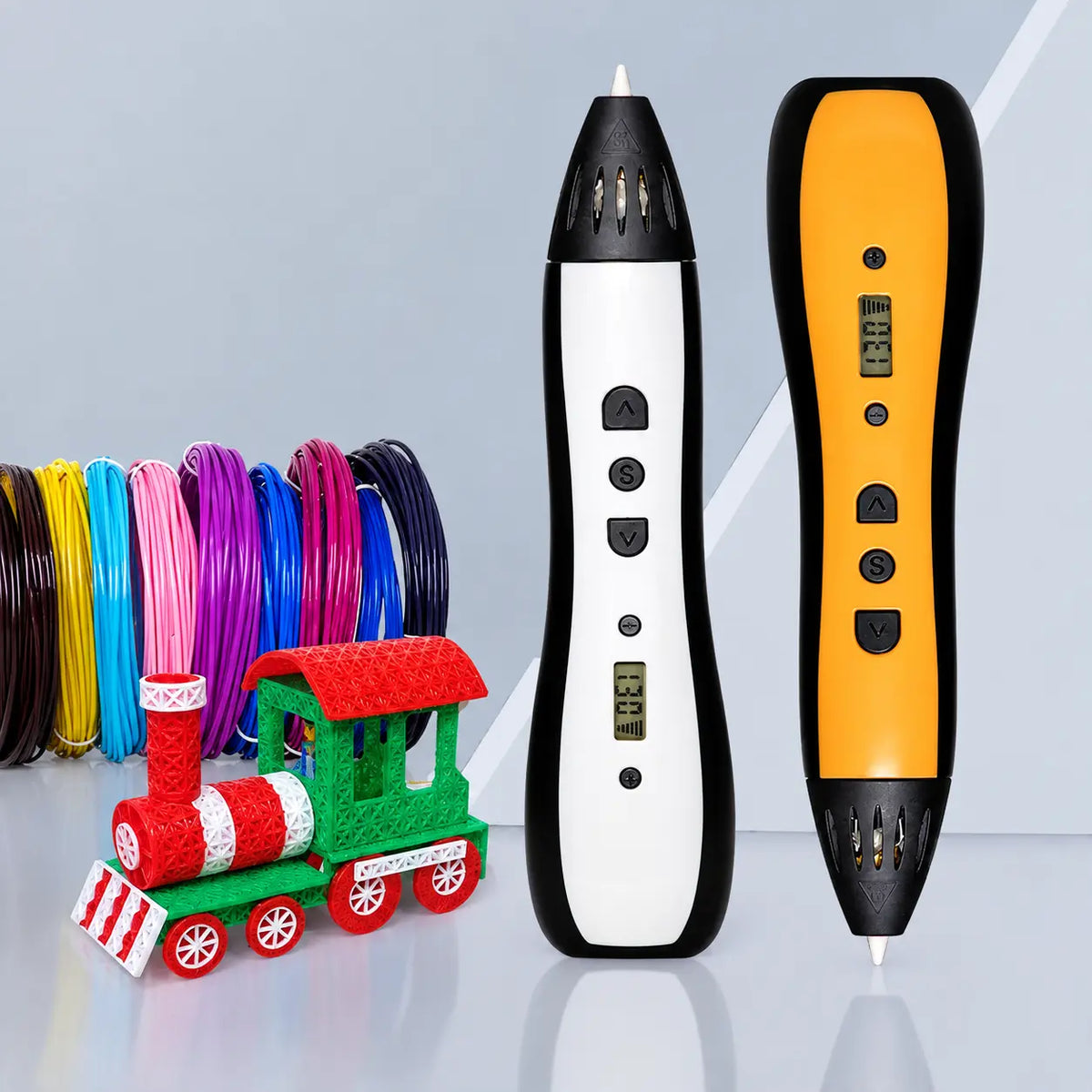 Stylo 3D PLA ABS 6 vitesses ecran LCD 