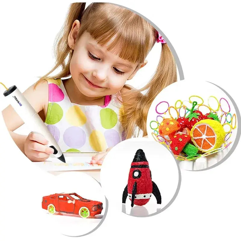 Stylo 3D enfant basse température dans la gamme Petit Curio