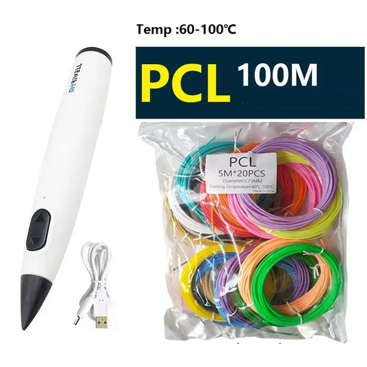 Stylo 3D enfant basse température dans la gamme Petit Curio