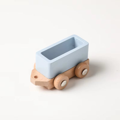 Train en bois d'anniversaire avec blocs numérotés Anniv'Loco - Petit Curio