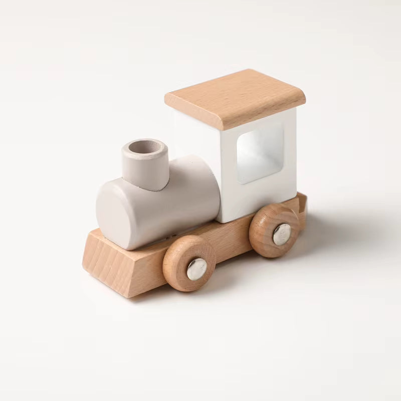 Train en bois d'anniversaire avec blocs numérotés Anniv'Loco - Petit Curio