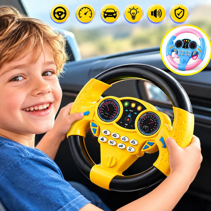 Volant d'imitation pour enfant avec lumières et son Volant Magique - Petit Curio
