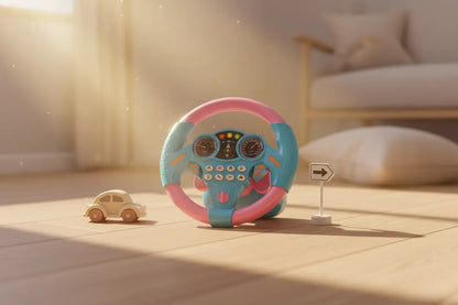 Volant d'imitation pour enfant avec lumières et son Volant Magique - Petit Curio